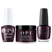 OPI Intelli 3 In 1 - F046 Lincoln Park at Midnight - Purple, Red Colors - Dip, Gel & Lacquer Matching (OPI Fall 2026 Collection) - DTK Nail Supply