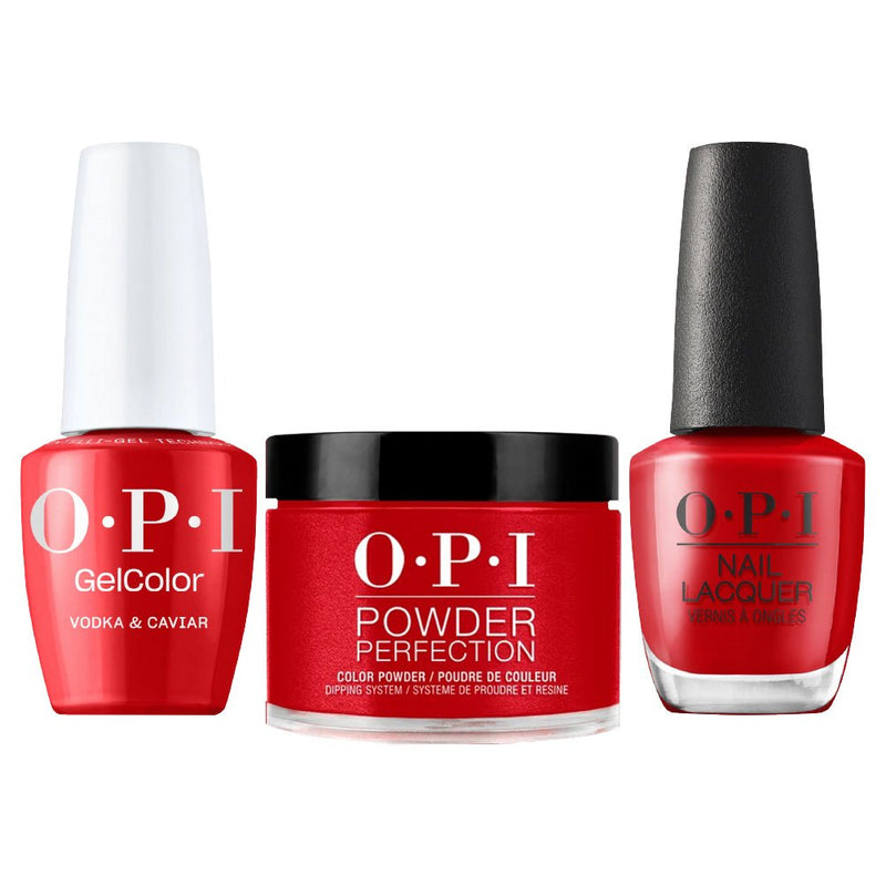 OPI Intelli 3 In 1 - F048 Vodka & Caviar - Red Colors - Dip, Gel & Lacquer Matching (OPI Fall 2026 Collection) - DTK Nail Supply