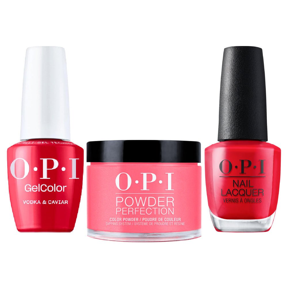 OPI Intelli 3 In 1 - F048 Vodka & Caviar - Red Colors - Dip, Gel & Lacquer Matching (OPI Fall 2026 Collection) - DTK Nail Supply