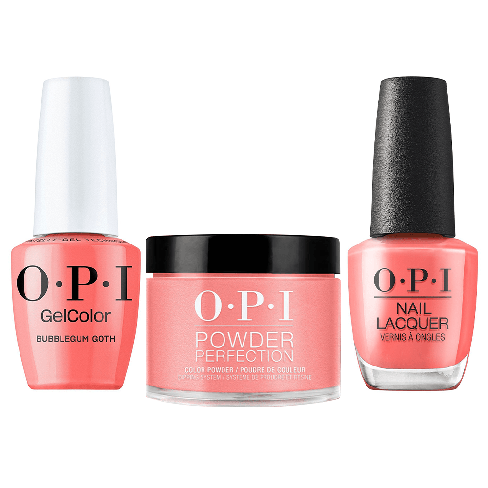 OPI Intelli 3 in 1 - GCF030 Bubblegum Goth - Dip, Gel & Lacquer Matching - DTK Nail Supply