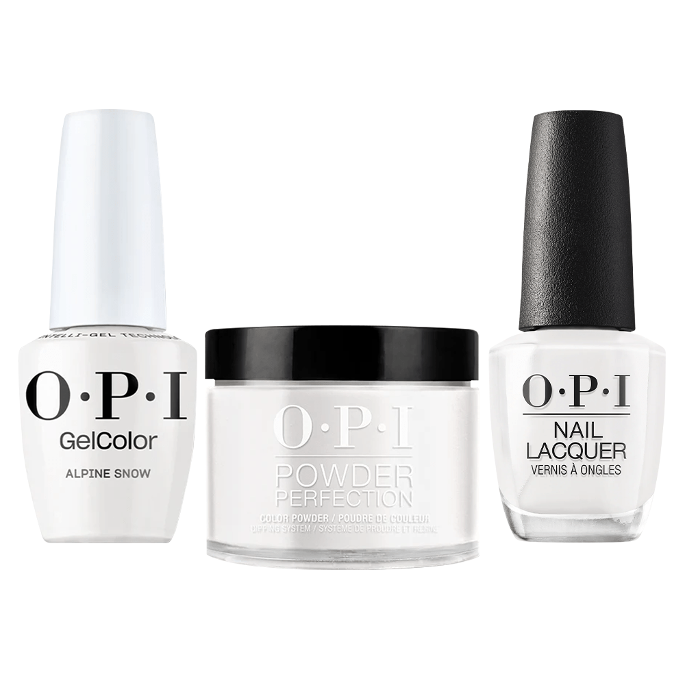 OPI Intelli 3 in 1 - L00 Alpine Snow - Dip, Gel & Lacquer Matching - DTK Nail Supply