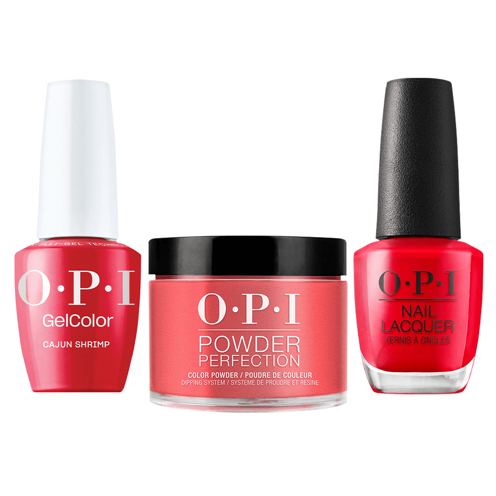 OPI Intelli 3 in 1 - L64 Cajun Shrimp - Dip, Gel & Lacquer Matching - DTK Nail Supply