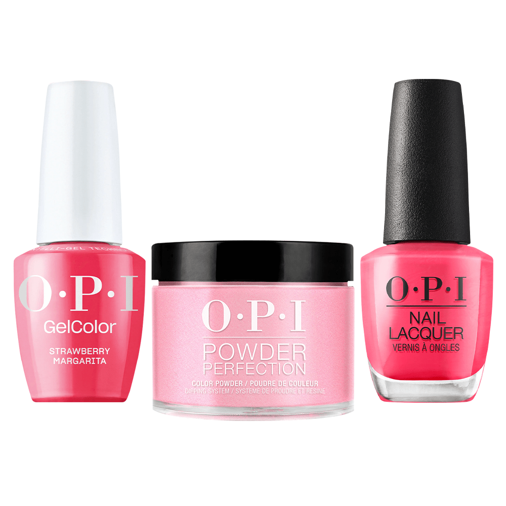 OPI Intelli 3 in 1 - M23 Strawberry Margarita - Dip, Gel & Lacquer Matching - DTK Nail Supply