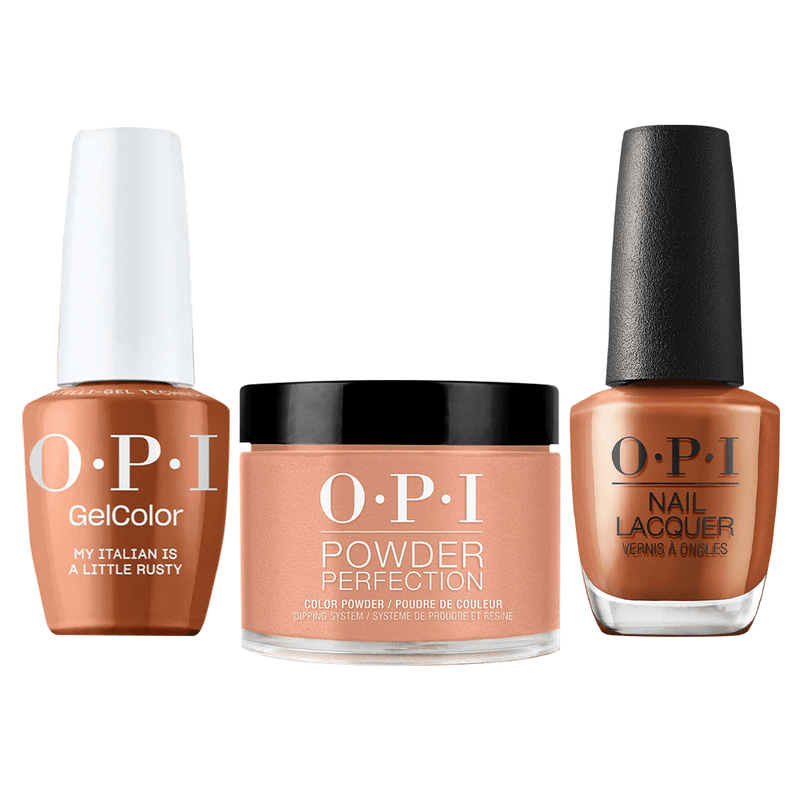 OPI Intelli 3 in 1 - MI03 My Italian is a Little Rusty - Dip, Gel & Lacquer Matching - DTK Nail Supply