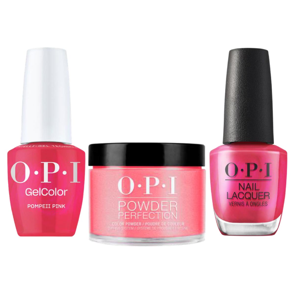 OPI Intelli 3 in 1 - S067 Pompeii Pink - Dip, Gel & Lacquer Matching - DTK Nail Supply