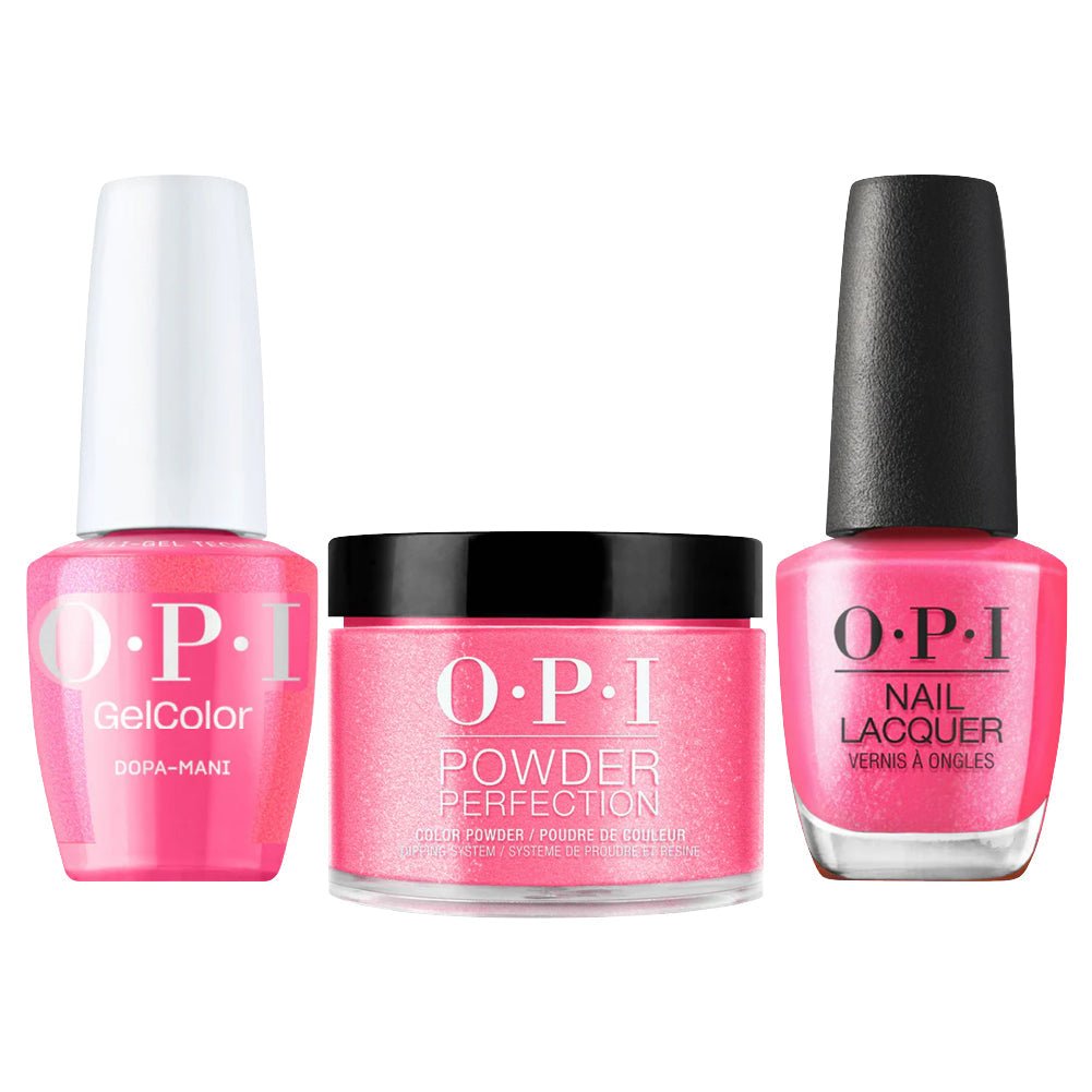 OPI Intelli 3 In 1 - S081 Dopa - mani - Pink Color - Dip, Gel & Lacquer Matching (OPI Summer 2026 Collection) - DTK Nail Supply