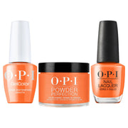OPI Intelli 3 In 1 - S084 Your Zestination Awaits - Orange Color - Dip, Gel & Lacquer Matching (OPI Summer 2026 Collection) - DTK Nail Supply