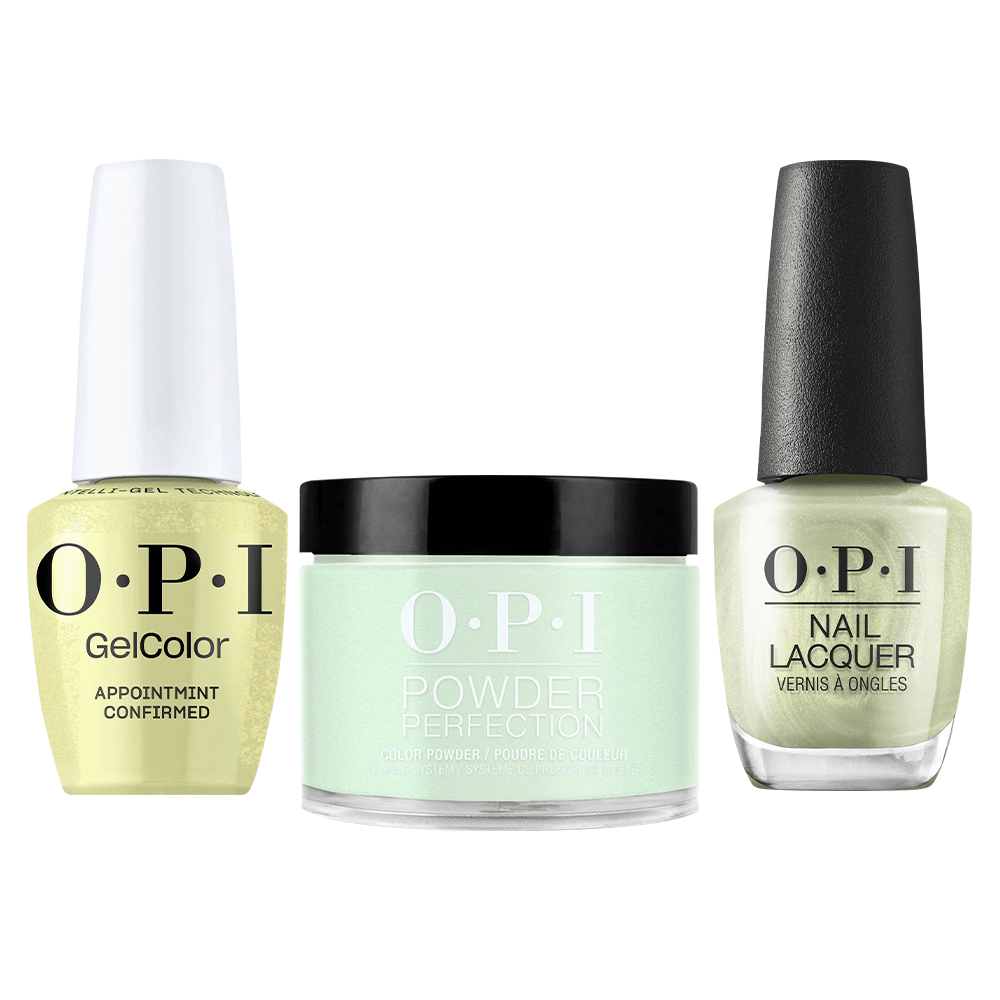 OPI Intelli 3 in 1 - S47 AppointMINT CONFIRMED* - Dip, Gel & Lacquer Matching - DTK Nail Supply