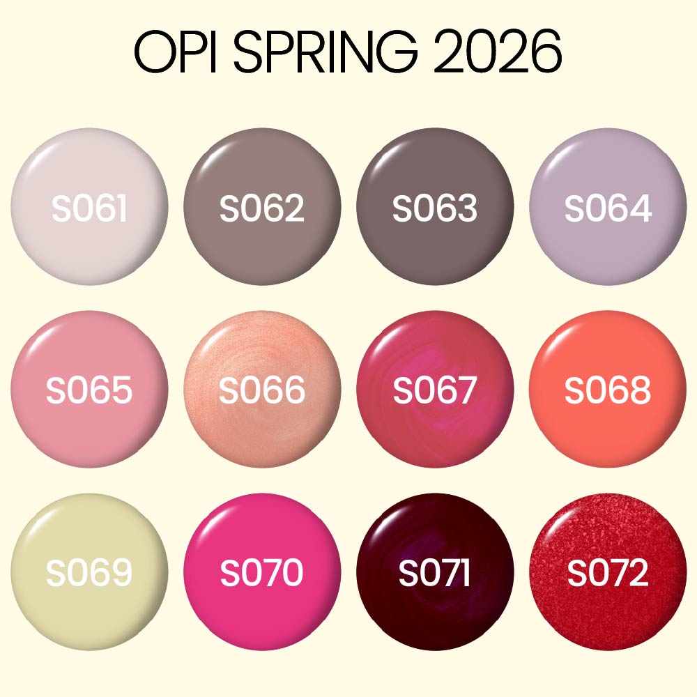 OPI Intelli 3 in 1 - Set 12 Gel Colors - OPI Spring 2026 The New OPIcons Collection - Dip, Gel & Lacquer Matching - DTK Nail Supply