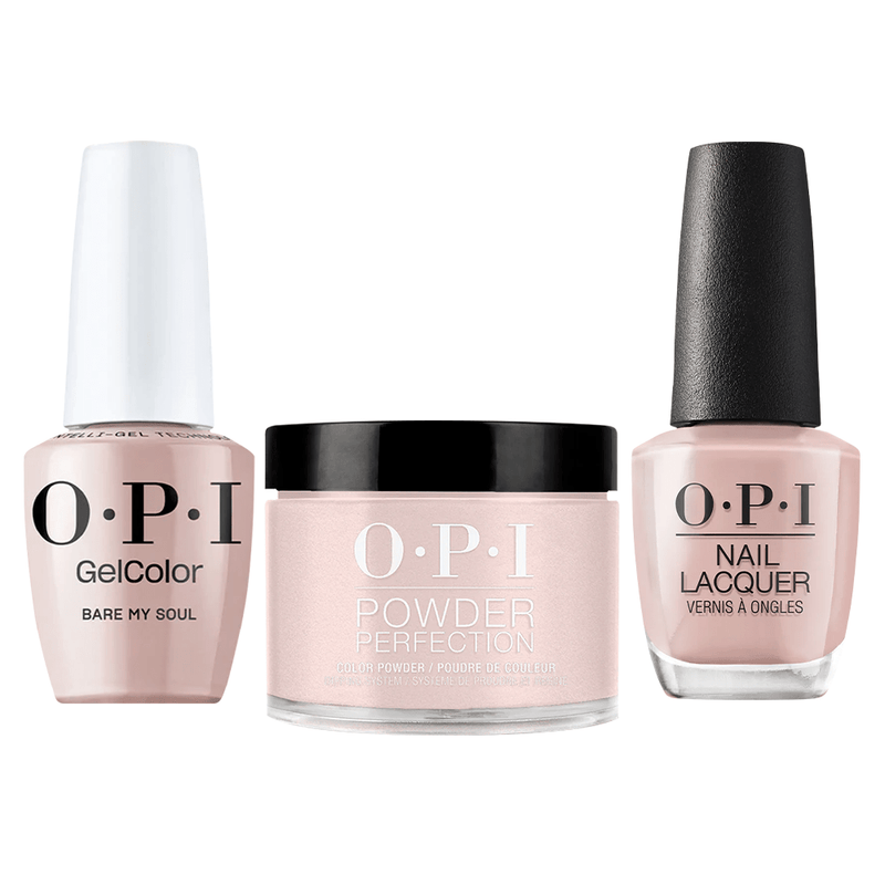 OPI Intelli 3 in 1 - SH4 Bare My Soul - Dip, Gel & Lacquer Matching - DTK Nail Supply