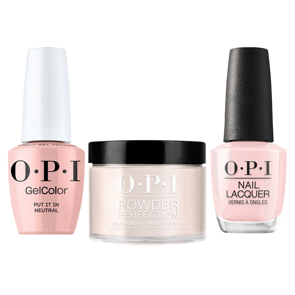 OPI Intelli 3 in 1 - T65 Put it in Neutral - Dip, Gel & Lacquer Matching - DTK Nail Supply