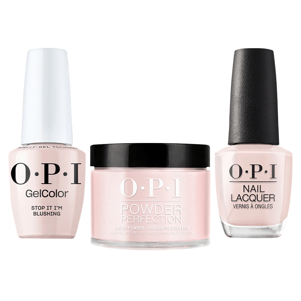 OPI Intelli 3 in 1 - T74 Stop It I'm Blushing - Dip, Gel & Lacquer Matching - DTK Nail Supply