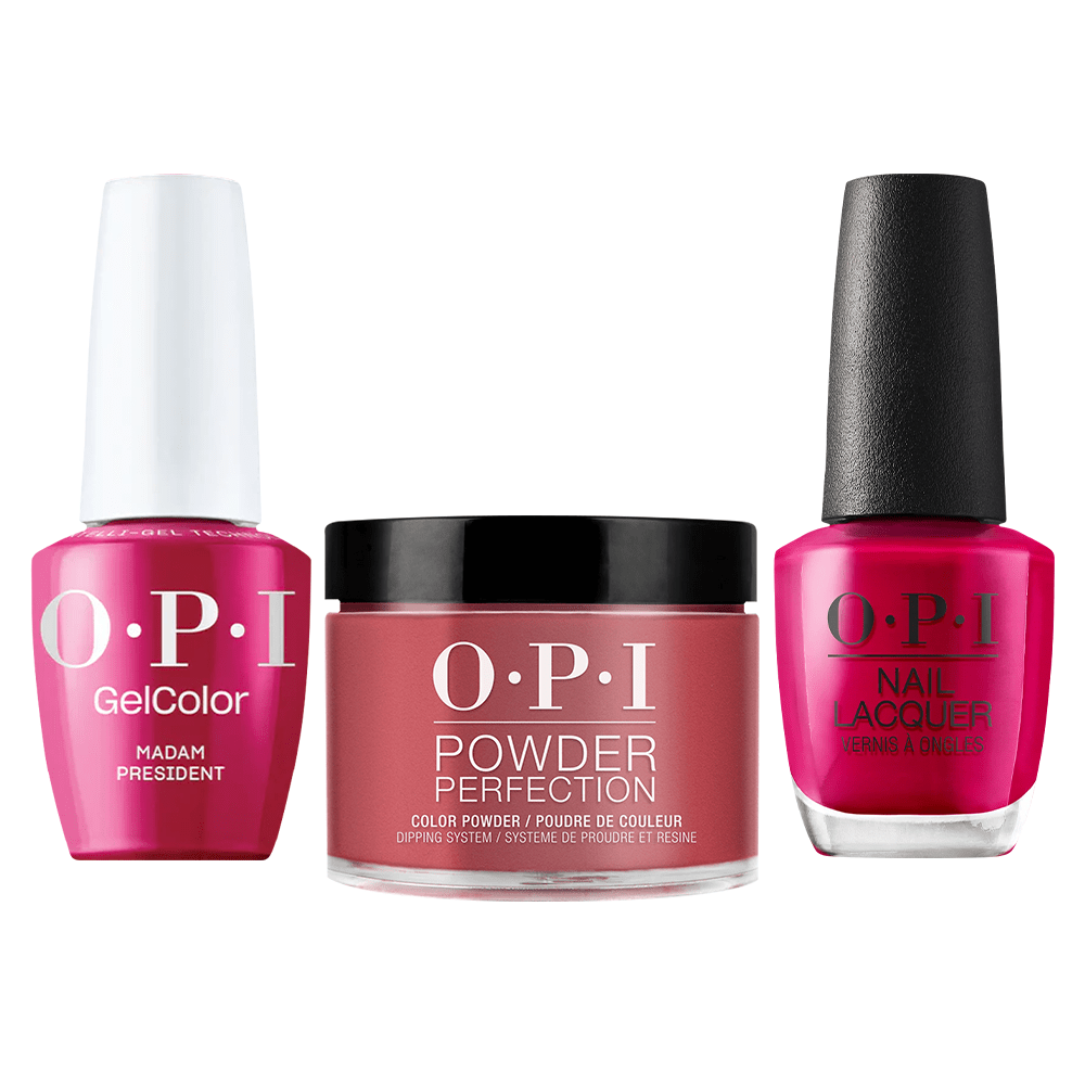 OPI Intelli 3 in 1 - W62 Madam President - Dip, Gel & Lacquer Matching - DTK Nail Supply