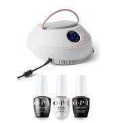 OPI Intelli Gel Basic Kit - W42 Lincoln Park After Dark & Nail Lamp, FREE Nail Sticker - DTK Nail Supply