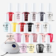OPI Intelli - Gel - Best Sellers 20 Shade Set - OPI LED Light, Super Base Coat, Super Gloss Top Coat & Intelli - Gel - Set 4 - DTK Nail Supply