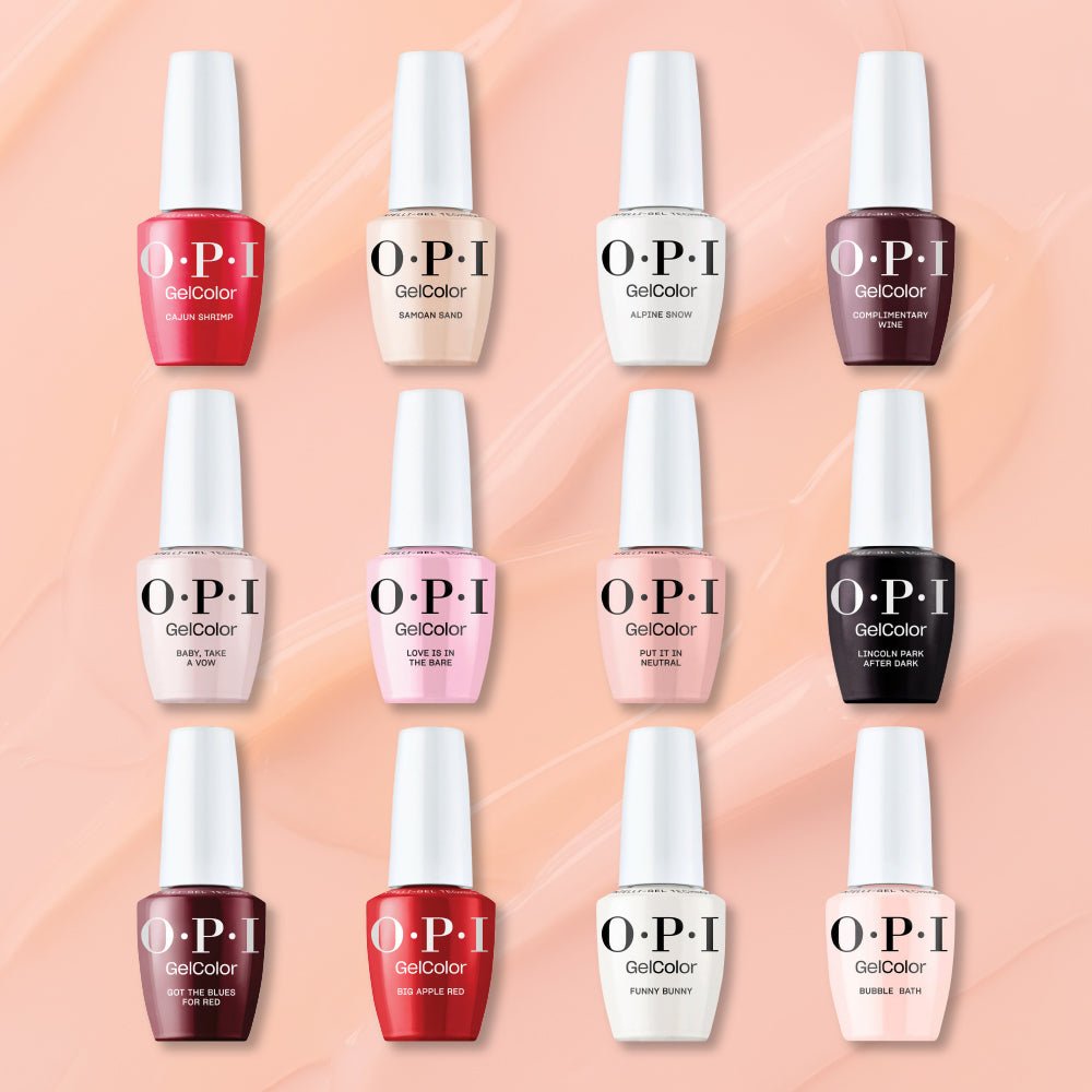 OPI Intelli - Gel Combo - Best Sellers 12 Colors Set - DTK Nail Supply