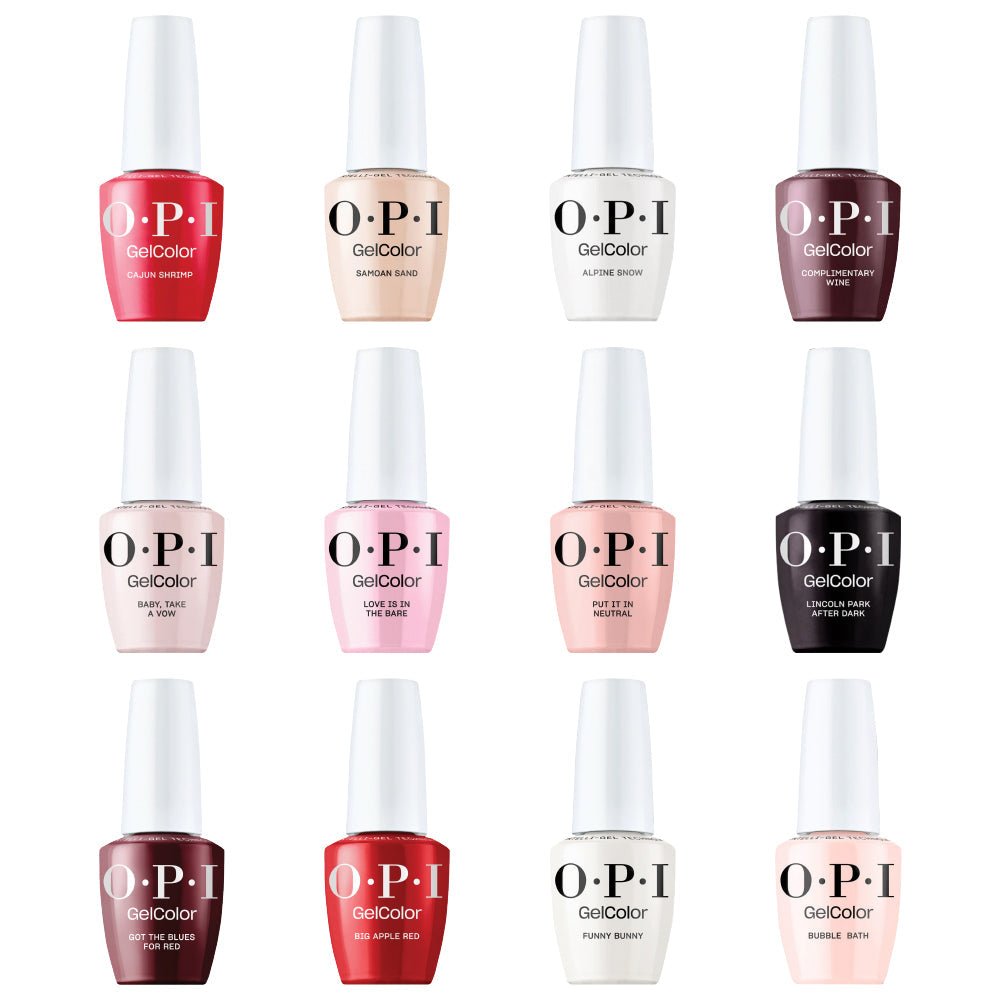 OPI Intelli - Gel Combo - Best Sellers 12 Colors Set - DTK Nail Supply
