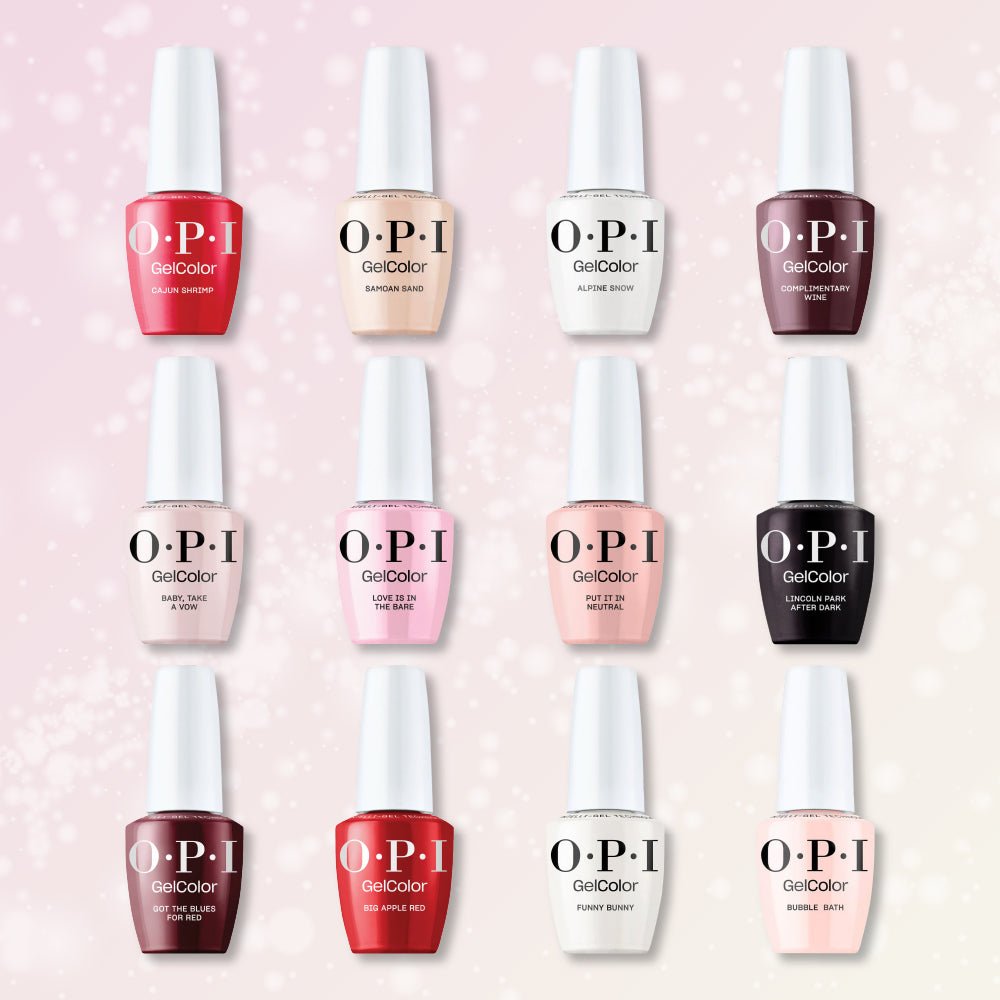 OPI Intelli - Gel Combo - Best Sellers 12 Colors Set - DTK Nail Supply