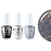 OPI Intelli-Gel Combo - Super Base Coat, Super Gloss Top Coat & MI08 Nails the Runway, FREE Nail Sticker - DTK Nail Supply