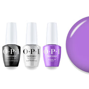 OPI Intelli - Gel Combo - Super Base Coat, Super Gloss Top Coat & S073 Glowin' On Vacay - Purple Gel Color (OPI Summer 2026 Collection) - DTK Nail Supply