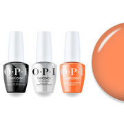 OPI Intelli - Gel Combo - Super Base Coat, Super Gloss Top Coat & S084 Your Zestination Awaits - Orange Gel Color (OPI Summer 2026 Collection) - DTK Nail Supply