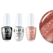 OPI Intelli-Gel Combo - Super Base Coat, Super Gloss Top Coat & V27 Worth a Pretty Penne, FREE Nail Sticker - DTK Nail Supply