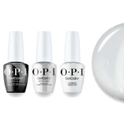 OPI Intelli-Gel Combo - Super Base Coat, Super Gloss Top Coat & V32 I Cannoli Wear OPI, FREE Nail Sticker - DTK Nail Supply