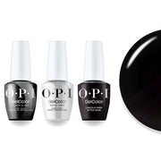 OPI Intelli-Gel Combo - Super Base Coat, Super Gloss Top Coat & W42 Lincoln Park After Dark, FREE Nail Sticker - DTK Nail Supply