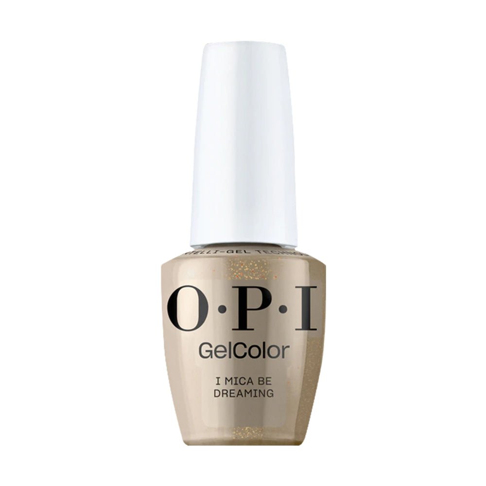 OPI Intelli-Gel F010 I Mica Be Dreaming pink mica shimmer gel polish 0.5 oz - DTK Nail Supply
