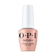 OPI Intelli-Gel - F039 France-y Seeing You Here - Peach, Pink - Gel Color 0.5 oz (OPI Fall 2026 Collection) - DTK Nail Supply