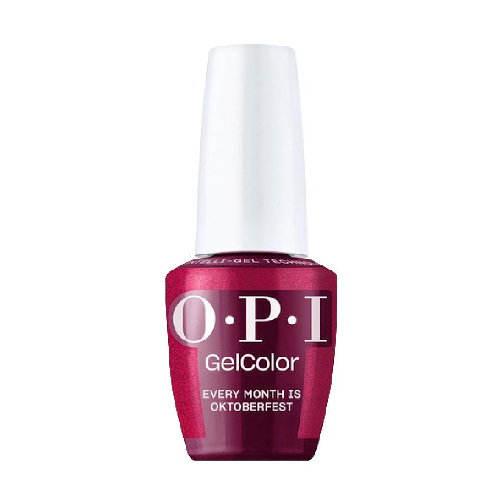 OPI Intelli-Gel - F040 Every Month is Oktoberfest - Red, Purple - Gel Color 0.5 oz (OPI Fall 2026 Collection) - DTK Nail Supply