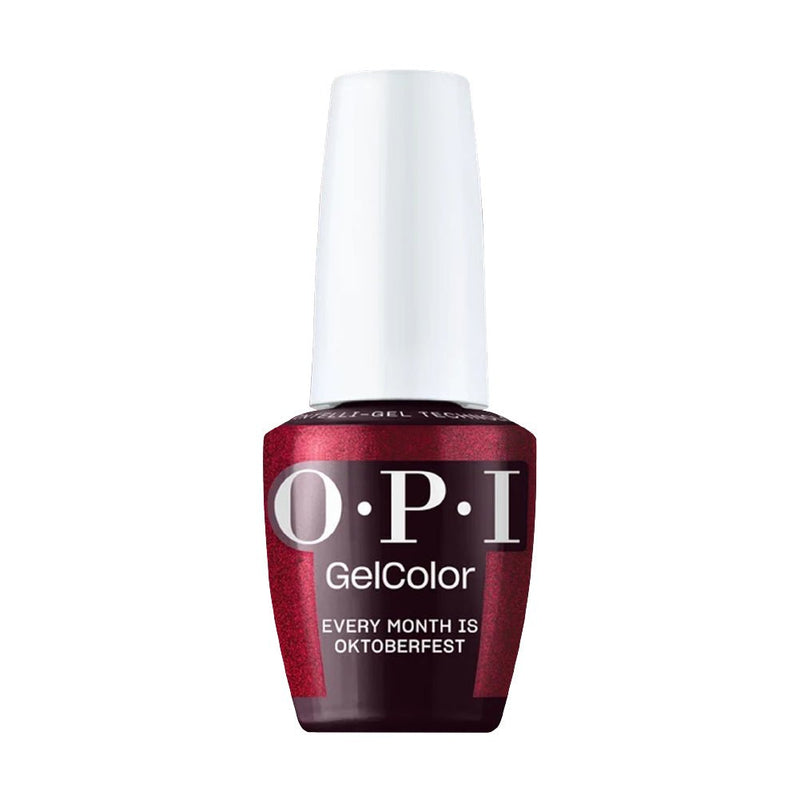OPI Intelli-Gel - F040 Every Month is Oktoberfest - Red, Purple - Gel Color 0.5 oz (OPI Fall 2026 Collection) - DTK Nail Supply