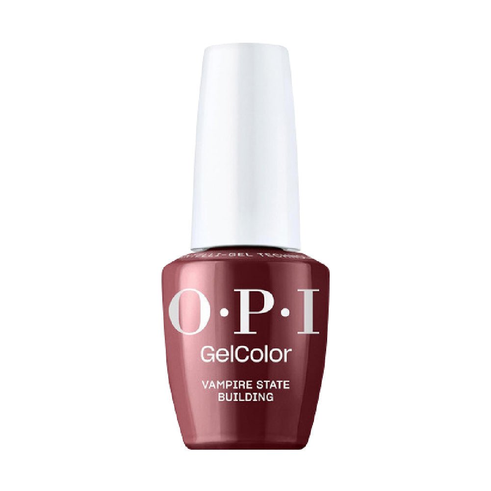 OPI Intelli-Gel - F042 Vampire State Building - Red, Brown - Gel Color 0.5 oz (OPI Fall 2026 Collection) - DTK Nail Supply