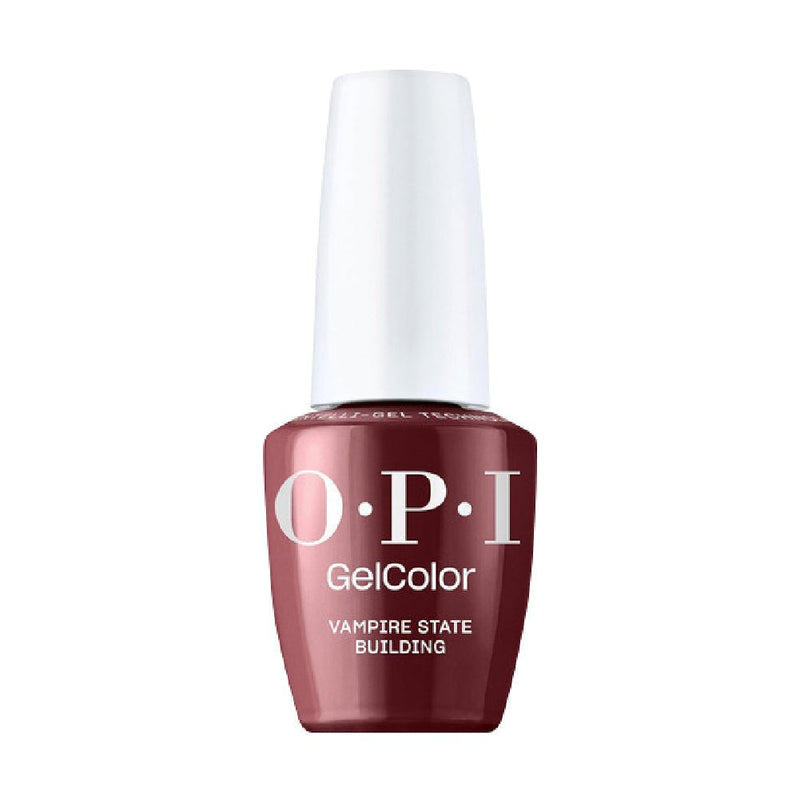 OPI Intelli-Gel - F042 Vampire State Building - Red, Brown - Gel Color 0.5 oz (OPI Fall 2026 Collection) - DTK Nail Supply