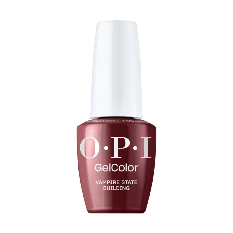 OPI Intelli-Gel - F042 Vampire State Building - Red, Brown - Gel Color 0.5 oz (OPI Fall 2026 Collection) - DTK Nail Supply