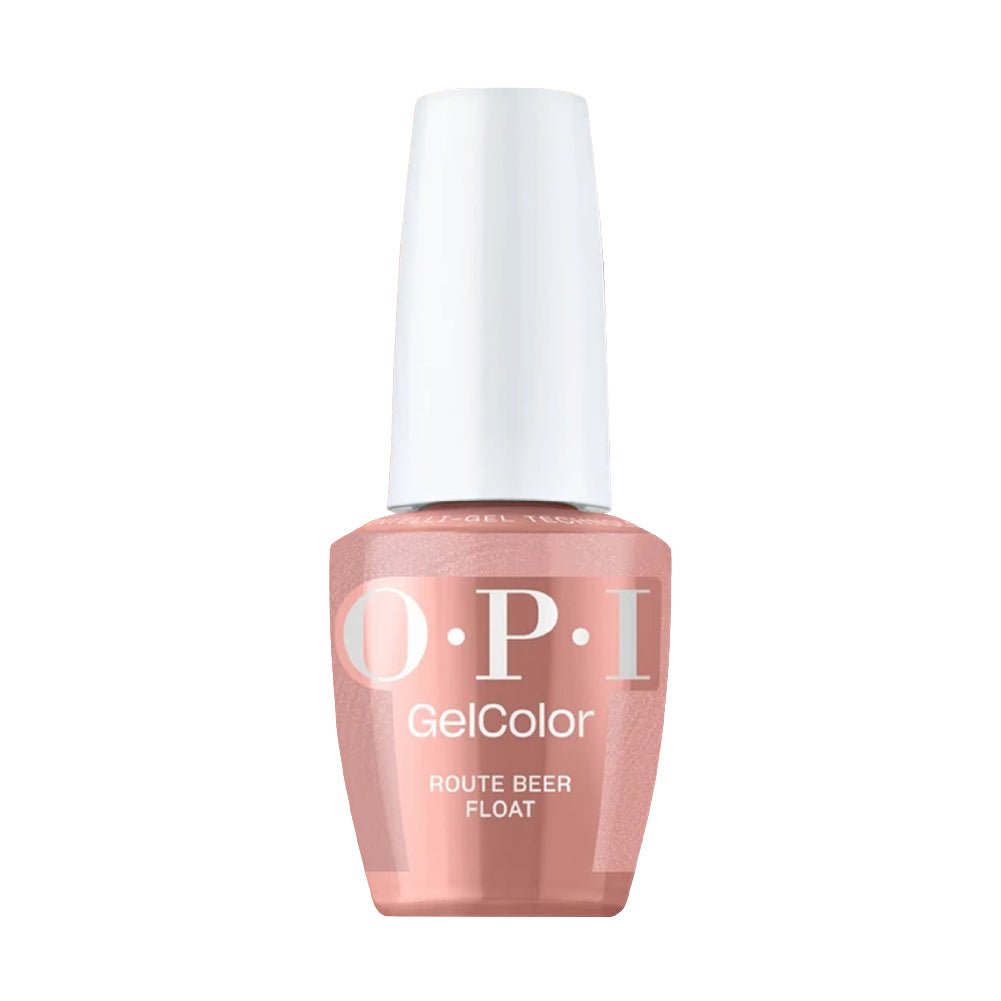 OPI Intelli-Gel - F043 Route Beer Float - Brown, Orange - Gel Color 0.5 oz (OPI Fall 2026 Collection) - DTK Nail Supply