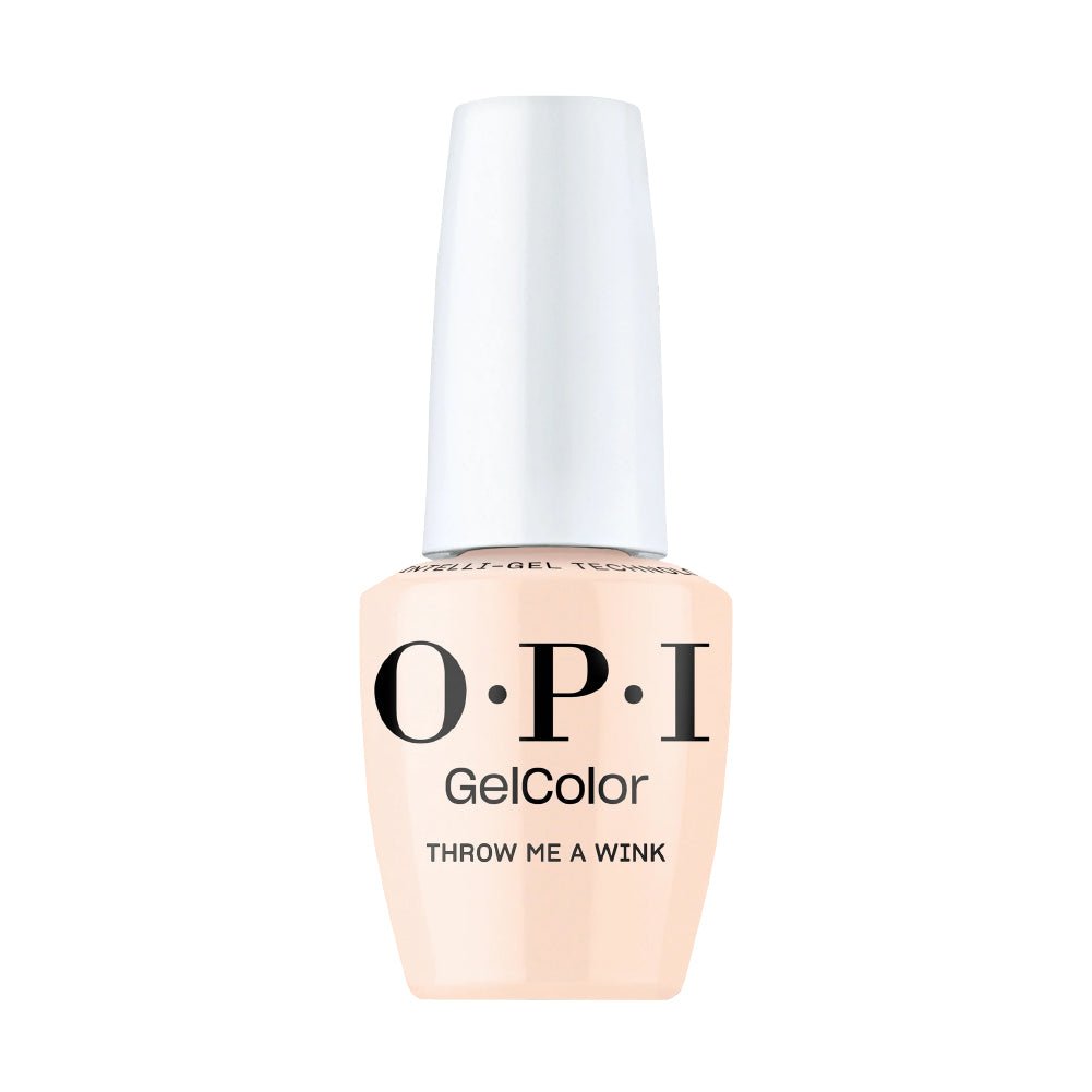 OPI Intelli-Gel - F044 Throw Me a Wink - White - Gel Color 0.5 oz (OPI Fall 2026 Collection) - DTK Nail Supply