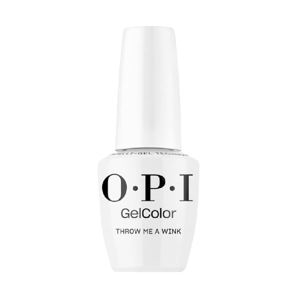 OPI Intelli-Gel - F044 Throw Me a Wink - White - Gel Color 0.5 oz (OPI Fall 2026 Collection) - DTK Nail Supply