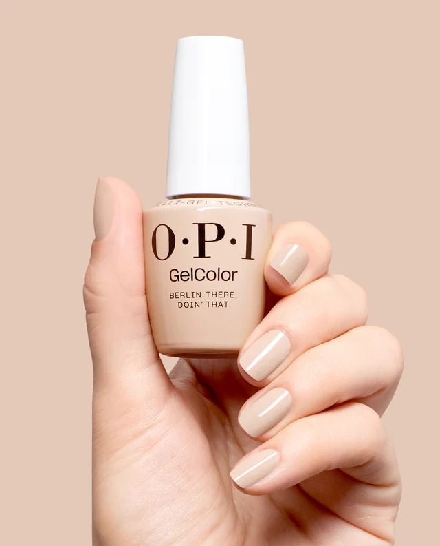 OPI Intelli-Gel - F045 Berlin There, Doin' That - Pink, Beige - Gel Color 0.5 oz (OPI Fall 2026 Collection) - DTK Nail Supply