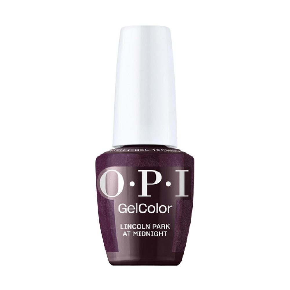 OPI Intelli-Gel - F046 Lincoln Park at Midnight - Purple, Red - Gel Color 0.5 oz (OPI Fall 2026 Collection) - DTK Nail Supply