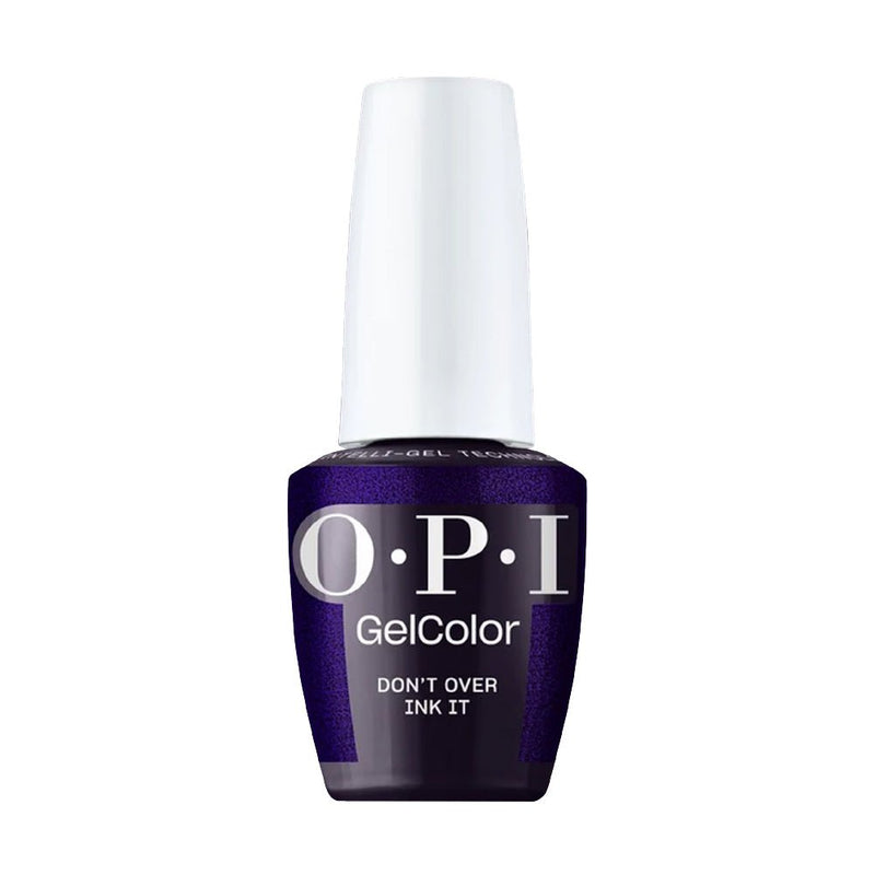 OPI Intelli-Gel - F047 Don't Over Ink It - Blue, Black - Gel Color 0.5 oz (OPI Fall 2026 Collection) - DTK Nail Supply