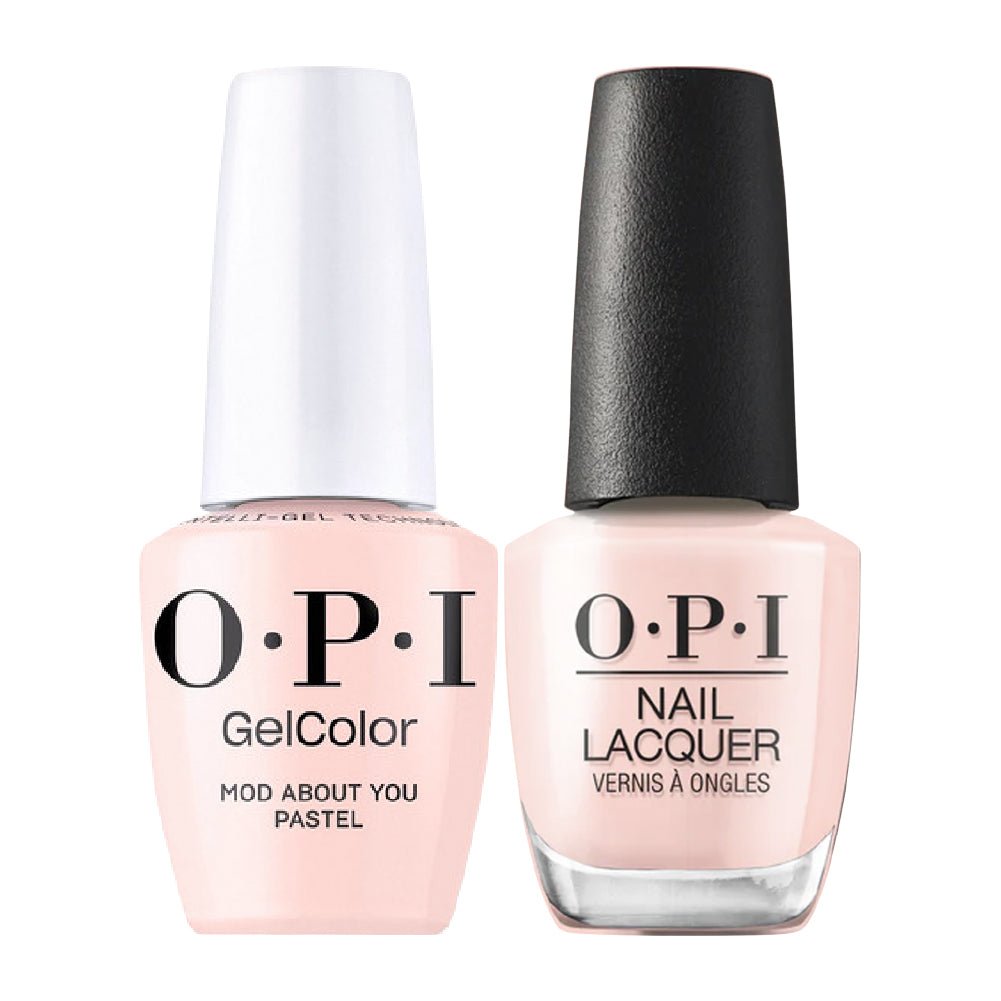 OPI Intelli Gel & Lacquer Duo - F037 Mod About You Pastel - Pink, Beige - 0.5 oz (OPI Fall 2026 Collection) - DTK Nail Supply