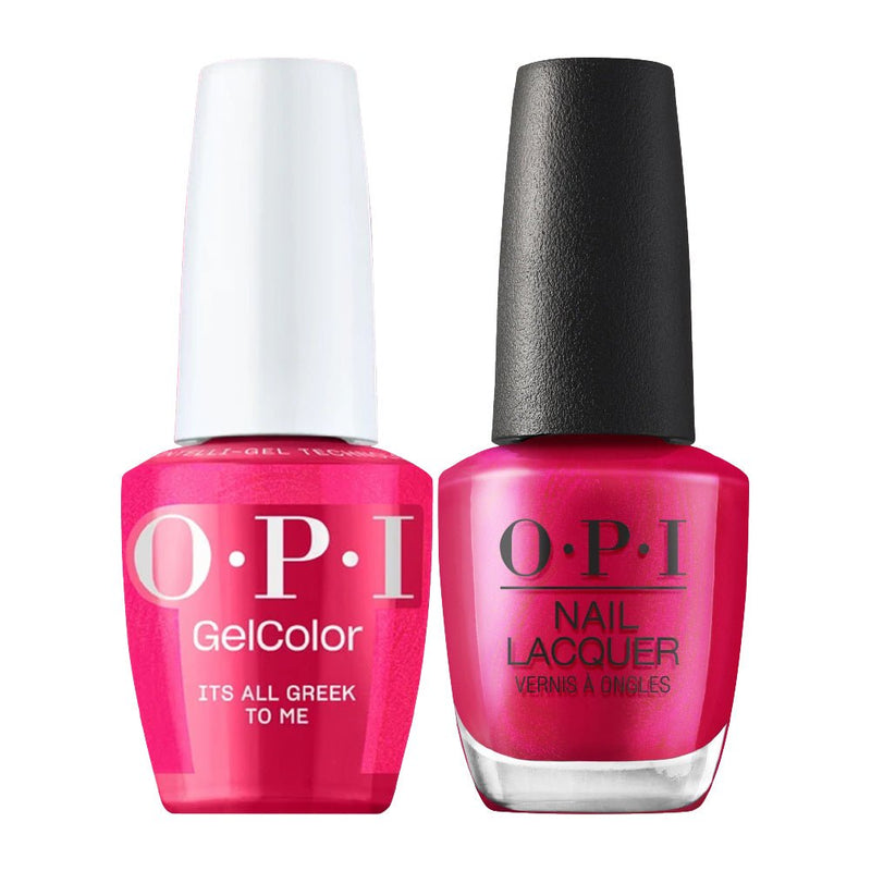OPI Intelli Gel & Lacquer Duo - F041 It's All Greek to Me - Pink - 0.5 oz (OPI Fall 2026 Collection) - DTK Nail Supply