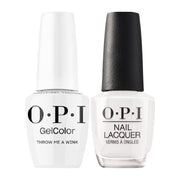 OPI Intelli Gel & Lacquer Duo - F044 Throw Me a Wink - White - 0.5 oz (OPI Fall 2026 Collection) - DTK Nail Supply