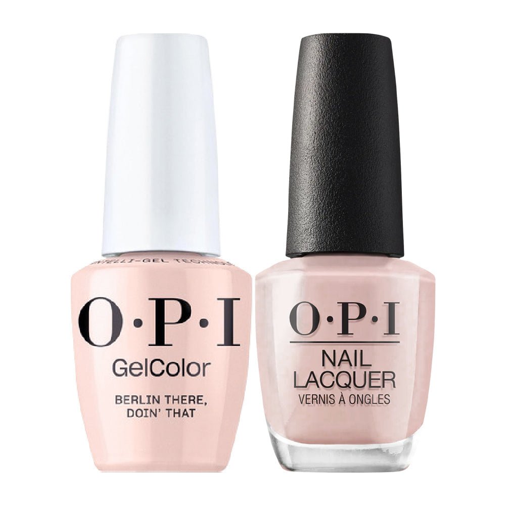 OPI Intelli Gel & Lacquer Duo - F045 Berlin There, Doin' That - Pink, Beige - 0.5 oz (OPI Fall 2026 Collection) - DTK Nail Supply