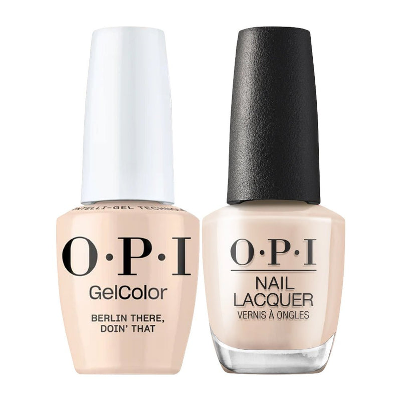 OPI Intelli Gel & Lacquer Duo - F045 Berlin There, Doin' That - Pink, Beige - 0.5 oz (OPI Fall 2026 Collection) - DTK Nail Supply