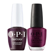 OPI Intelli Gel & Lacquer Duo - F046 Lincoln Park at Midnight - Purple, Red - 0.5 oz (OPI Fall 2026 Collection) - DTK Nail Supply