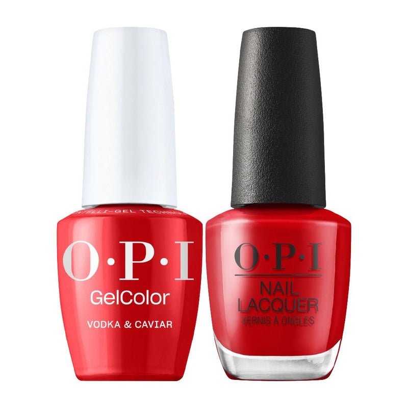 OPI Intelli Gel & Lacquer Duo - F048 Vodka & Caviar - Red - 0.5 oz (OPI Fall 2026 Collection) - DTK Nail Supply
