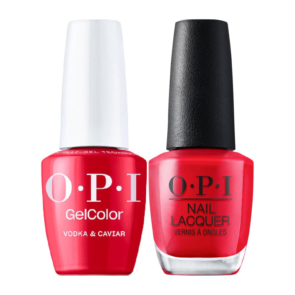 OPI Intelli Gel & Lacquer Duo - F048 Vodka & Caviar - Red - 0.5 oz (OPI Fall 2026 Collection) - DTK Nail Supply