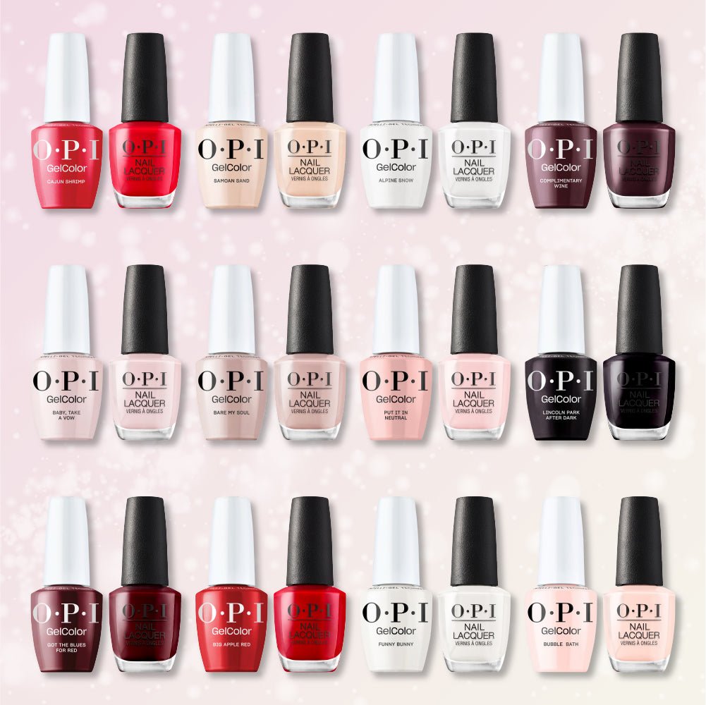 OPI Intelli - Gel Nail Polish Duo - Best Sellers 12 Colors Set - DTK Nail Supply
